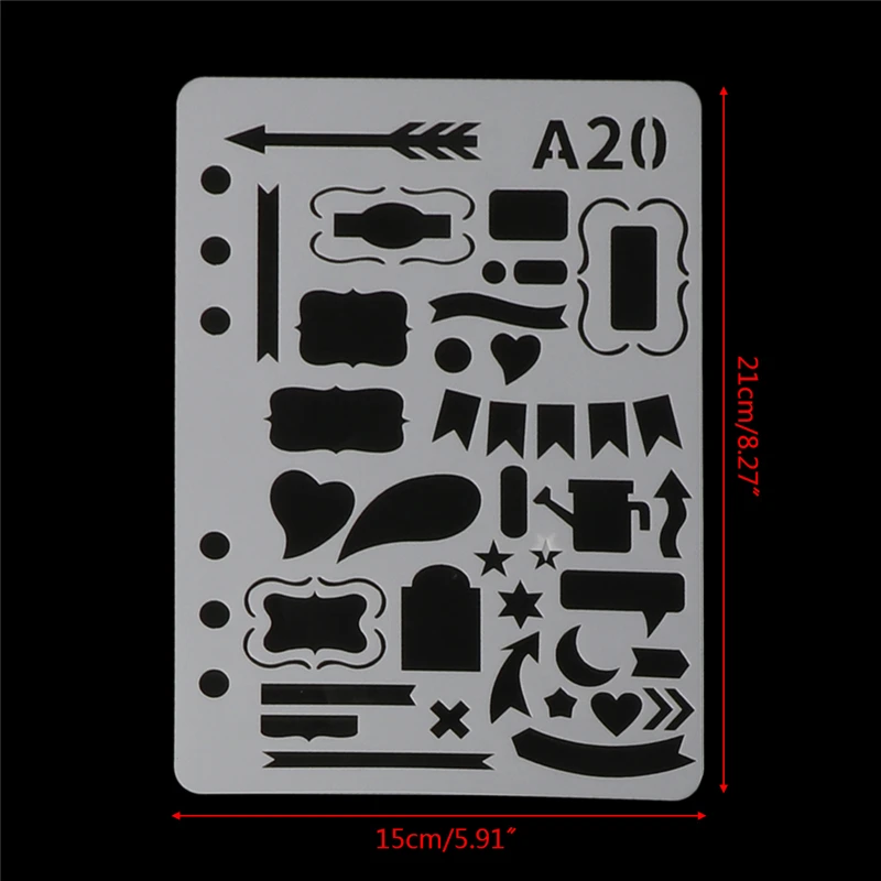 24Pcs Drawing Template Stencils Journal Notebook Diary Scrapbooking A5 Hollow DIY School Office Stationery Supplies for Kid C26
24Pcs Drawing Template Stencils Journal Notebook Diary Scrapbooking A5 Hollow DIY School Office Stationery Supplies for Kid C26