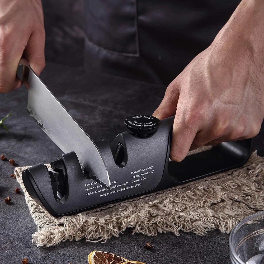 Knife Sharpener Adjustable Sharpening Stone Scissors Whetstone Tungsten Steel Ceramics Sharpening Tools Kitchen Accessories
Knife Sharpener Adjustable Sharpening Stone Scissors Whetstone Tungsten Steel Ceramics Sharpening Tools Kitchen Accessories