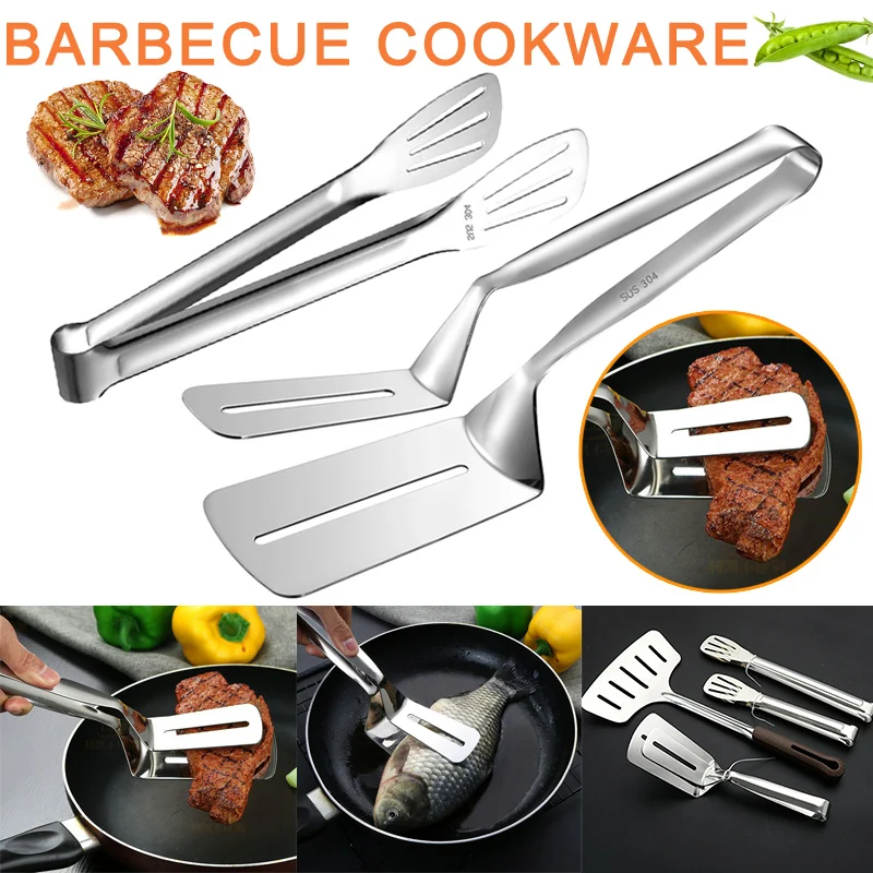 Stainless Steel Steak Clip Shovel Kitchenware Barbecue Bread for Kitchen Camping SAL99
Stainless Steel Steak Clip Shovel Kitchenware Barbecue Bread for Kitchen Camping SAL99