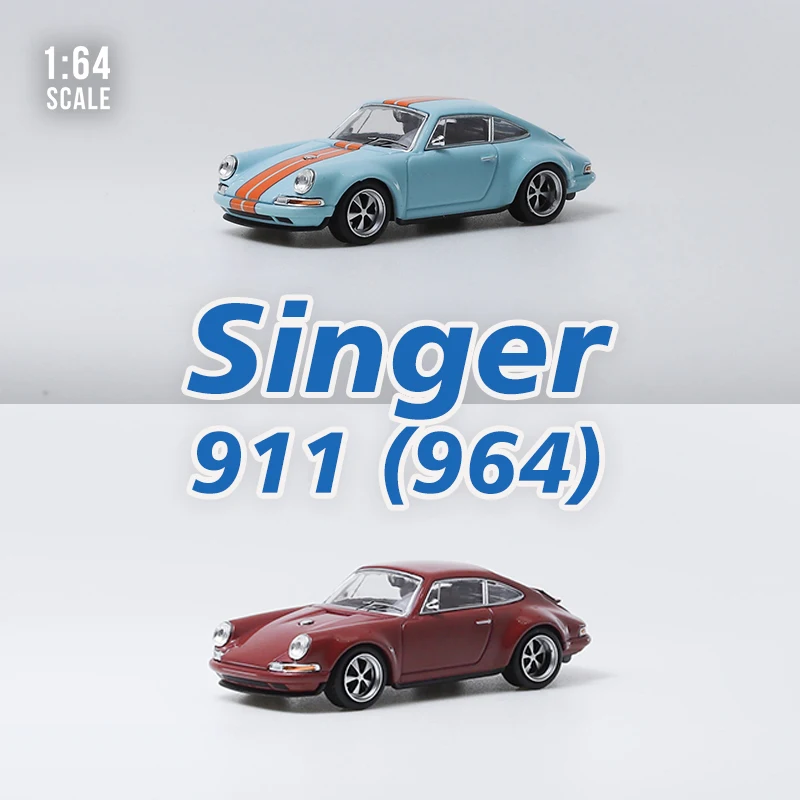 Pop Race 1:64 Singer 911 964 GULF Vermillion Red Retro Diorama Car Model Collection Miniature Carros Toys
Pop Race 1:64 Singer 911 964 GULF Vermillion Red Retro Diorama Car Model Collection Miniature Carros Toys