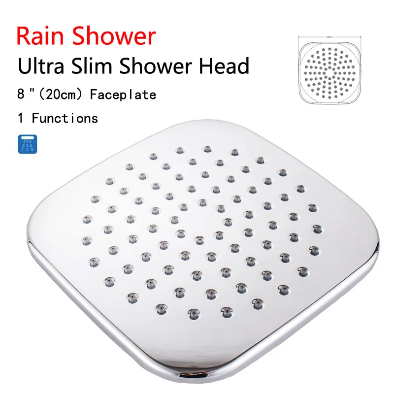 2020 new bathroom shower nozzle high pressure nozzle set square pressurized water saving shower top spray
2020 new bathroom shower nozzle high pressure nozzle set square pressurized water saving shower top spray