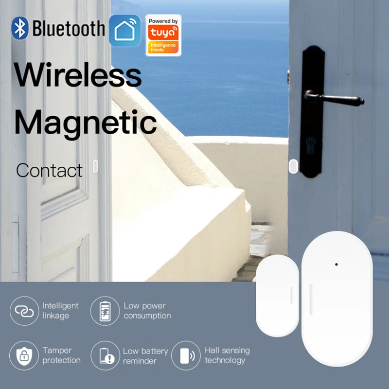 Tuya Smart Bluetooth Door Sensor Door Open / Closed Detectors Smart Life App Remote Control Work With Alexa Google Home
Tuya Smart Bluetooth Door Sensor Door Open / Closed Detectors Smart Life App Remote Control Work With Alexa Google Home