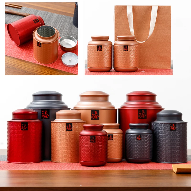 Tea Packaging Storage Gift Box Tinplate Double-layer Sealed Lid Container Chinese Tea Coffee Candy Chocolate Storage Jar
Tea Packaging Storage Gift Box Tinplate Double-layer Sealed Lid Container Chinese Tea Coffee Candy Chocolate Storage Jar