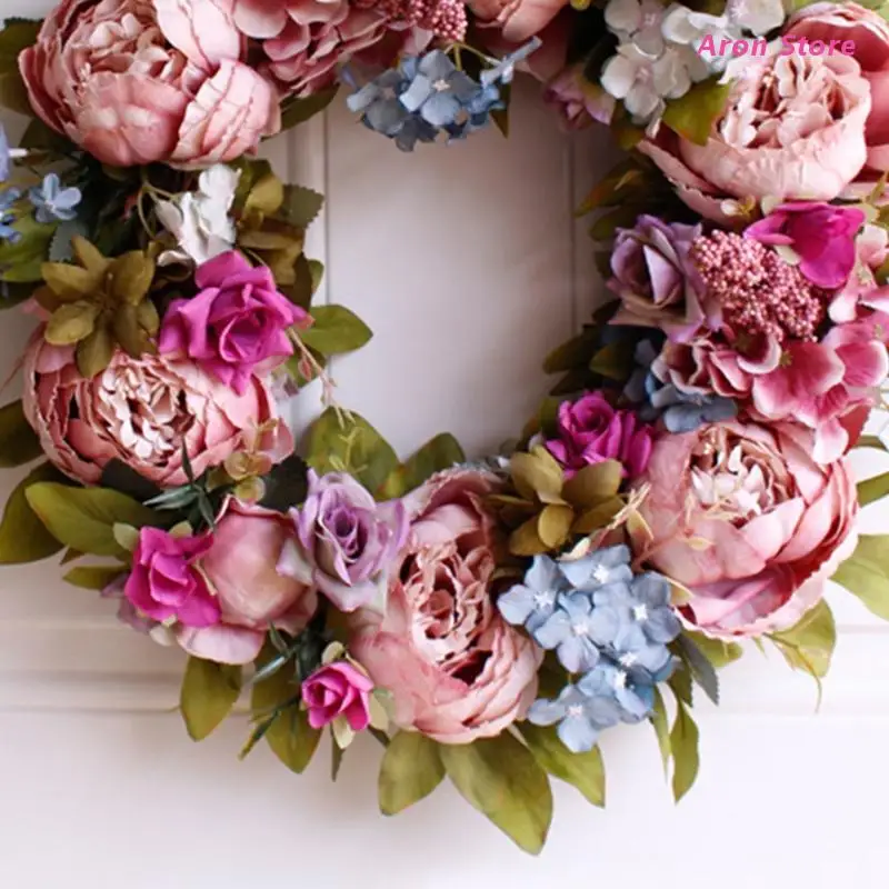 Large 16 Peonies Wreath Front Door Wreath - Handcrafted Wreath for Home Decor
Large 16 Peonies Wreath Front Door Wreath - Handcrafted Wreath for Home Decor