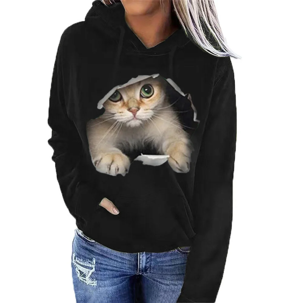 2021 Autumn and Winter New Trend Women's Long-sleeved Cat Casual Hooded Sweater Jacket hoodie sweatshirt plus size hoodies
2021 Autumn and Winter New Trend Women's Long-sleeved Cat Casual Hooded Sweater Jacket hoodie sweatshirt plus size hoodies