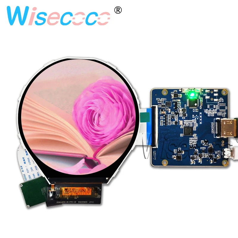 3.4 inch 800*800 IPS round LCD screen display mipi controller board for watch monitor TM034XVZP01
3.4 inch 800*800 IPS round LCD screen display mipi controller board for watch monitor TM034XVZP01