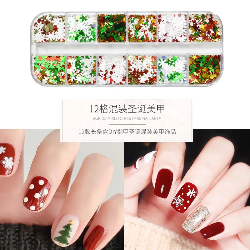 Cross-Border Christmas Special Nail Art Sequins Snowflake Laser Super Glitter Set Ultra-Thin Manicure Patch
Cross-Border Christmas Special Nail Art Sequins Snowflake Laser Super Glitter Set Ultra-Thin Manicure Patch