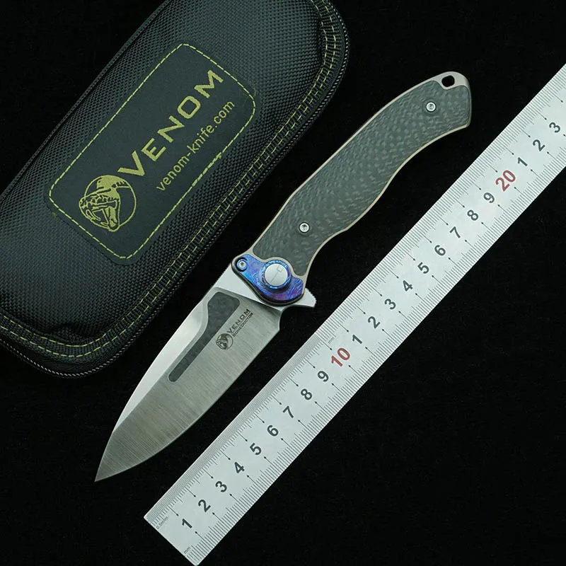 Новый складной нож VENOM BONE DOCTOR M390 из титановой стали С флиппером, для повседневного использования, кемпинга, охоты, фруктов
Новый складной нож VENOM BONE DOCTOR M390 из титановой стали С флиппером, для повседневного использования, кемпинга, охоты, фруктов