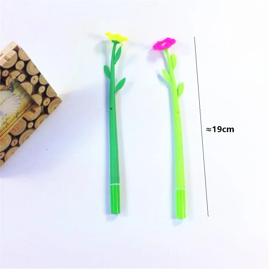 4pcs/lot Flower With Green Pole Gel Pen Black Signature pen funny gift Stationery children student gifts
4pcs/lot Flower With Green Pole Gel Pen Black Signature pen funny gift Stationery children student gifts