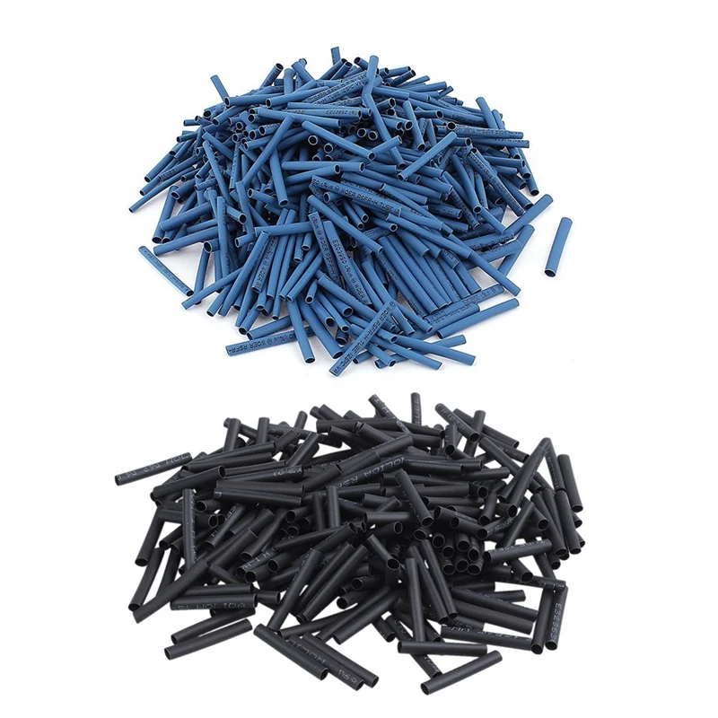 600Pcs 2mm/2.5mm/3mm 2:1 Heat Shrink Tube Sleeving Wrap Wire Kit Blue & 240Pcs Wire Wrap Sleeve 3mm Dia 30mm Long Heat Shrink Tu
600Pcs 2mm/2.5mm/3mm 2:1 Heat Shrink Tube Sleeving Wrap Wire Kit Blue & 240Pcs Wire Wrap Sleeve 3mm Dia 30mm Long Heat Shrink Tu