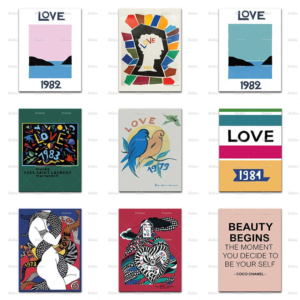 LOVE ExhibitionPoster 1982 | Fashion Girl'S Love Prints|Home Decor Canvas Wall Art Prints Living Room Decoration Unique Gift
LOVE ExhibitionPoster 1982 | Fashion Girl'S Love Prints|Home Decor Canvas Wall Art Prints Living Room Decoration Unique Gift