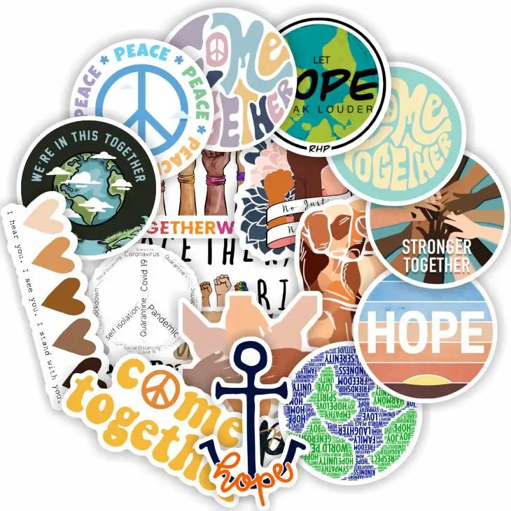 10/30/50pcs Of Equality And Peace Love And Freedom Picture Stickers Suitcase Water Cup Notebook Car Dumb Film Diy Kids Girl
10/30/50pcs Of Equality And Peace Love And Freedom Picture Stickers Suitcase Water Cup Notebook Car Dumb Film Diy Kids Girl