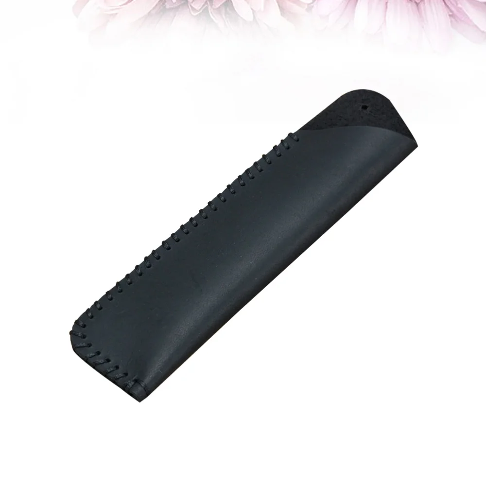 Personality Leather Pen Cover Vintage Pen Case Holder Fashion Pens Pouch Protective Pen Bag for Home School Office (Black)
Personality Leather Pen Cover Vintage Pen Case Holder Fashion Pens Pouch Protective Pen Bag for Home School Office (Black)