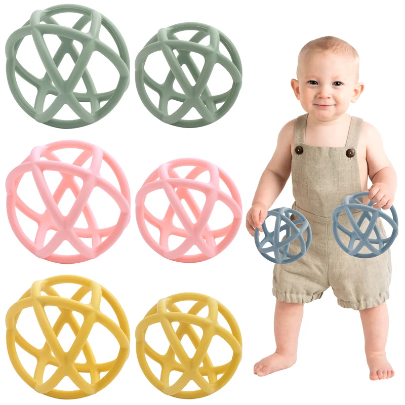 Dropshipping 2PC Silicone Teethers Rodent Teething Ball Baby Toys Toddler Newborn Molar Pain Soothing Teething Toy Accessories
Dropshipping 2PC Silicone Teethers Rodent Teething Ball Baby Toys Toddler Newborn Molar Pain Soothing Teething Toy Accessories