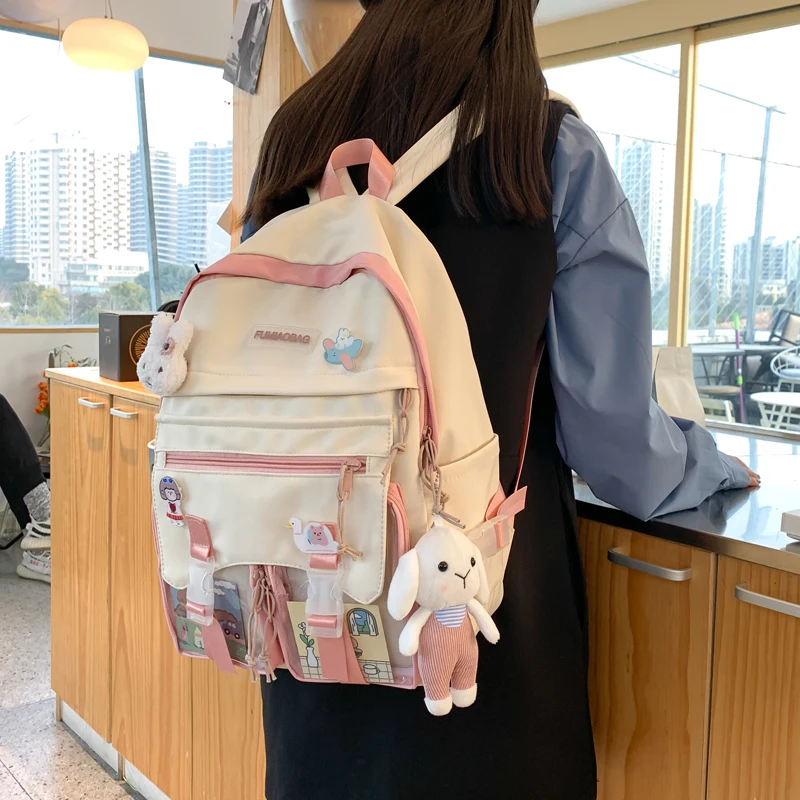 Cute Kawaii Backpack Women Waterproof Pupil Children Backpacks for Girls Large Capacity Shoulder School Bags Female New Book Bag
Cute Kawaii Backpack Women Waterproof Pupil Children Backpacks for Girls Large Capacity Shoulder School Bags Female New Book Bag