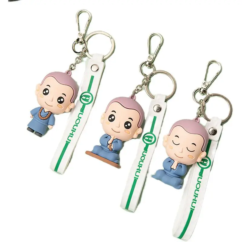 Little Monk Cartoon Silicone Cute Keyring Student Backpack Pendant Car Seat Nice Keychain Birthday Gift Friend Keychains
Little Monk Cartoon Silicone Cute Keyring Student Backpack Pendant Car Seat Nice Keychain Birthday Gift Friend Keychains
