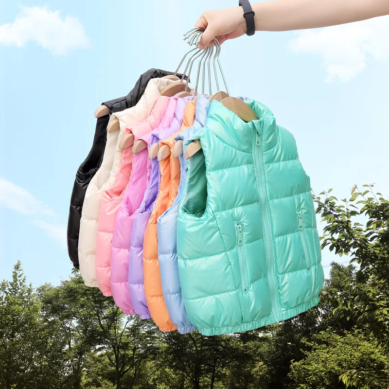 New Down Vests Boys Girls Warm Vest Baby Bright Face Wash Free Coats Kids Autumn Winter Outerwear Waistcoats Children's Clothing
New Down Vests Boys Girls Warm Vest Baby Bright Face Wash Free Coats Kids Autumn Winter Outerwear Waistcoats Children's Clothing