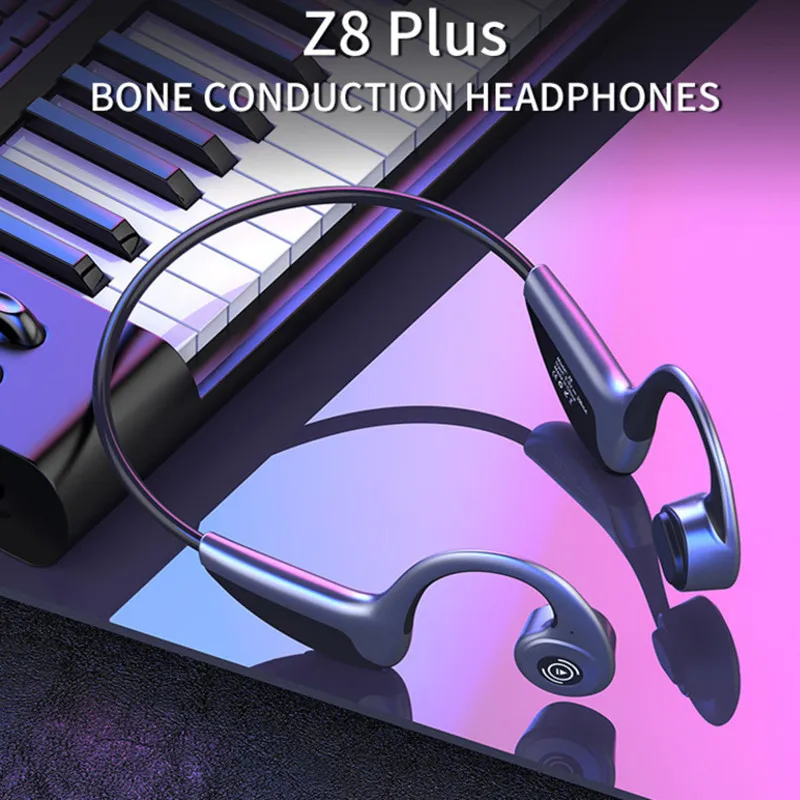 Z8 Bone Conduction Bluetooth Headset Wireless Bluetooth-compatible Stereo Headphones Sport Waterproof Earbuds with Microphone
Z8 Bone Conduction Bluetooth Headset Wireless Bluetooth-compatible Stereo Headphones Sport Waterproof Earbuds with Microphone