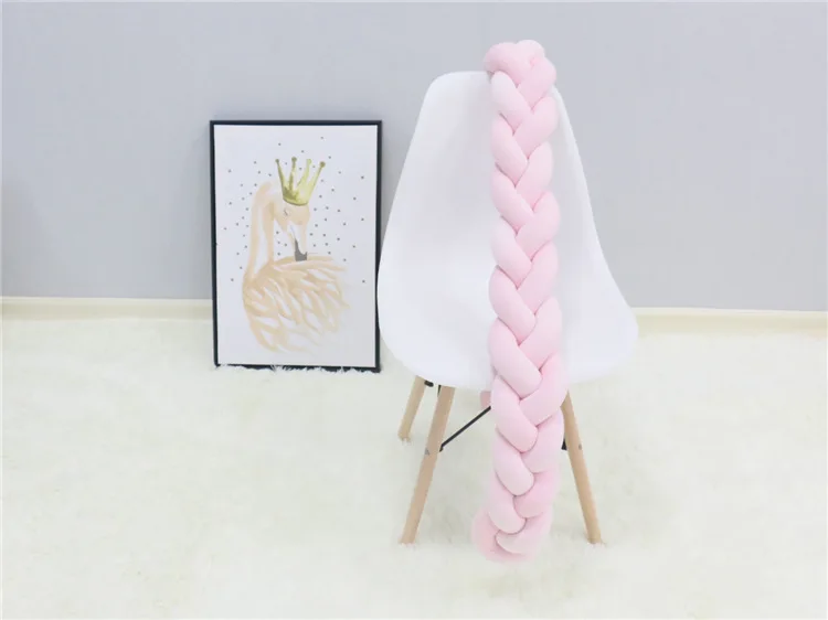 crib protector 3Strands Braid Baby Crib Bumper Knotted bed Bumper Nursery cradle protector Baby bedding bumper shock
crib protector 3Strands Braid Baby Crib Bumper Knotted bed Bumper Nursery cradle protector Baby bedding bumper shock
