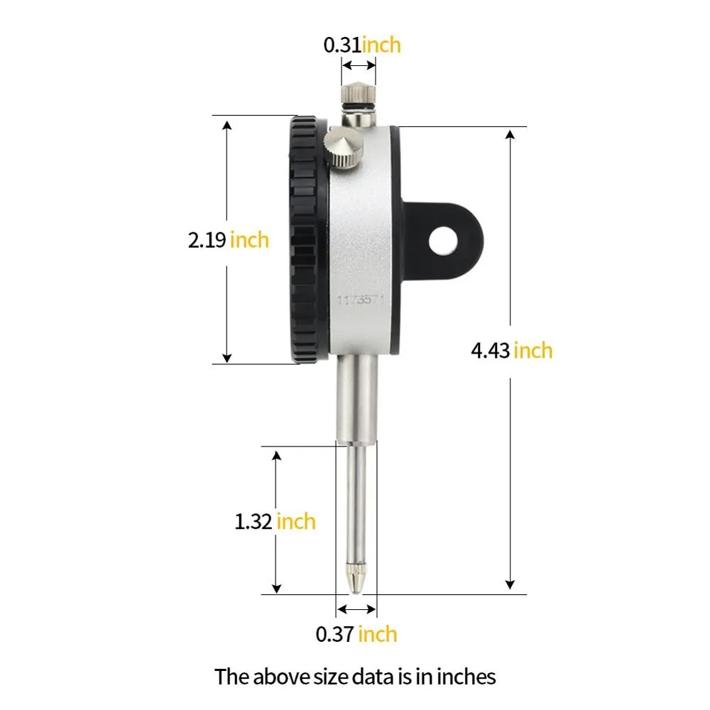 Precision 0.01mm Dial Indicator Gauge 0-10mm Meter Precise 0.01mm Resolution Indicator Gauge Mesure Instrument Tool Dial Gauge
Precision 0.01mm Dial Indicator Gauge 0-10mm Meter Precise 0.01mm Resolution Indicator Gauge Mesure Instrument Tool Dial Gauge