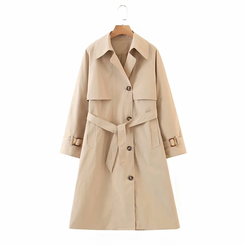 PUWD Sweet Female Khaki Sashes Long Windbreaker 2021 Autumn Oversized Women Solid Trench Coat Ladies Korean Style Outerwear 
PUWD Sweet Female Khaki Sashes Long Windbreaker 2021 Autumn Oversized Women Solid Trench Coat Ladies Korean Style Outerwear