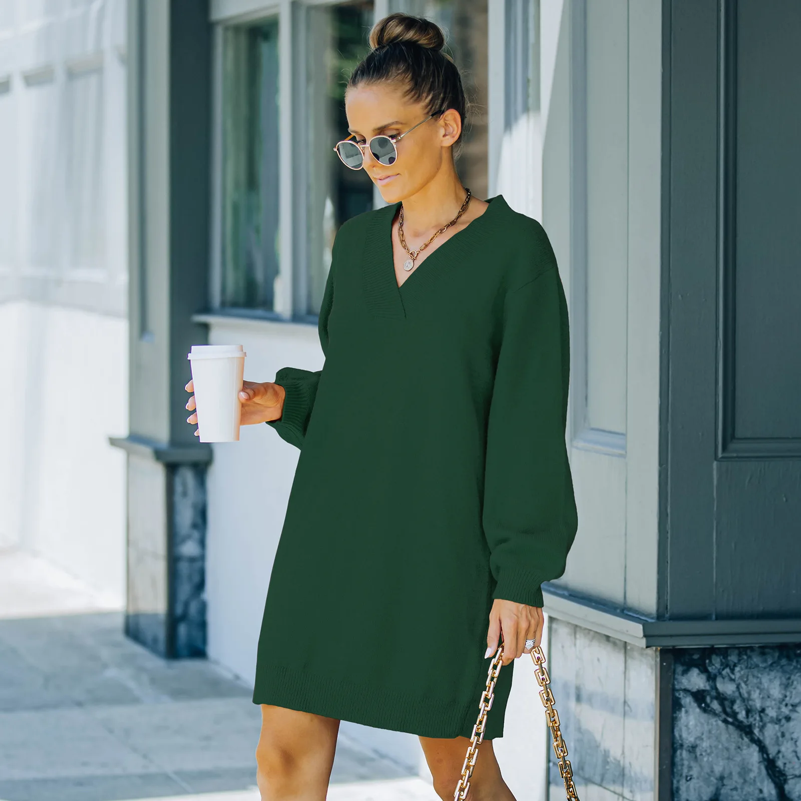 Casual 2021 V Neck Pullover Green Y2K Knitted Loose Sweater Dresses Sexy Party Club Winter Jumpers Sweater Tops woman sweaters
Casual 2021 V Neck Pullover Green Y2K Knitted Loose Sweater Dresses Sexy Party Club Winter Jumpers Sweater Tops woman sweaters