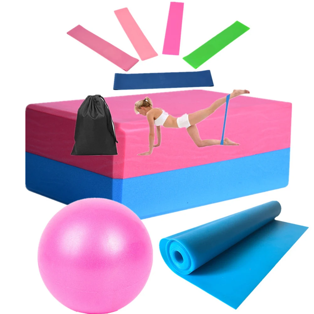 For Yoga Training Workout Exercise 9pcs Yoga Supplies Set Yoga Ball Yoga Bricks Yoga Balls Elastic Bands Resistance Bands
For Yoga Training Workout Exercise 9pcs Yoga Supplies Set Yoga Ball Yoga Bricks Yoga Balls Elastic Bands Resistance Bands