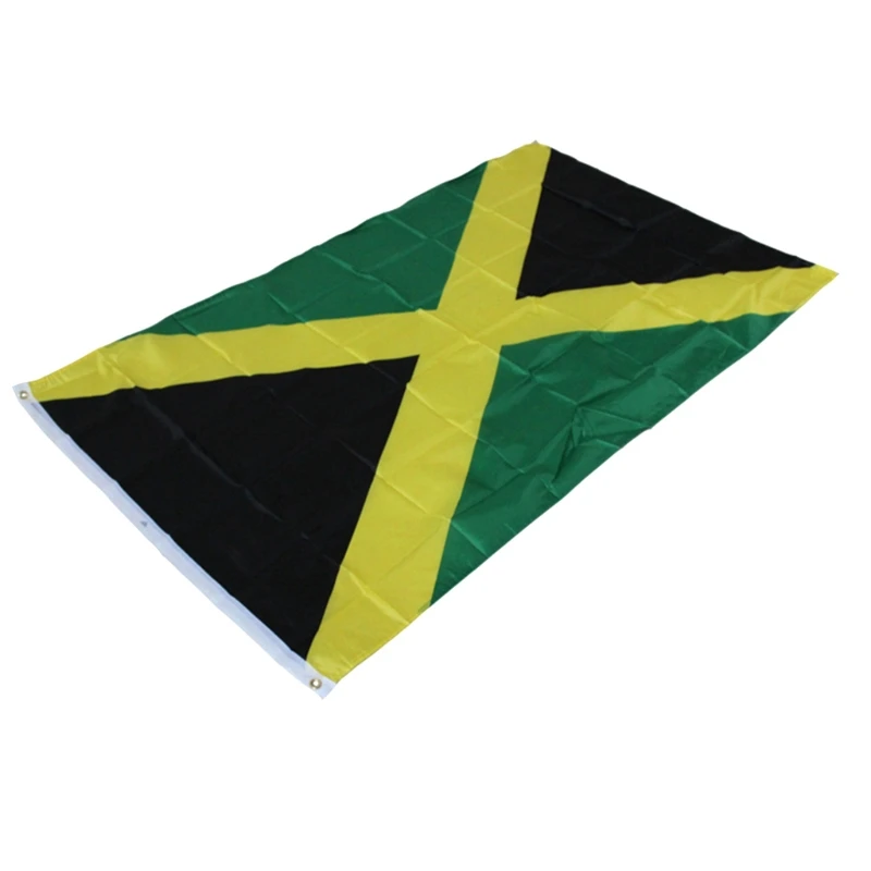 90150cm Jamaican Flag Polyester Banner Indoor Outdoor Home Decoration JM Flags M68D
90150cm Jamaican Flag Polyester Banner Indoor Outdoor Home Decoration JM Flags M68D