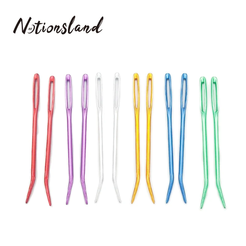 2pcs/pack Colorful Elbow Metal Aluminum Safety Sweater Needles DIY Hand-stitched Wool/Knitting Aid/Big Eye Needle Knitting Tools
2pcs/pack Colorful Elbow Metal Aluminum Safety Sweater Needles DIY Hand-stitched Wool/Knitting Aid/Big Eye Needle Knitting Tools