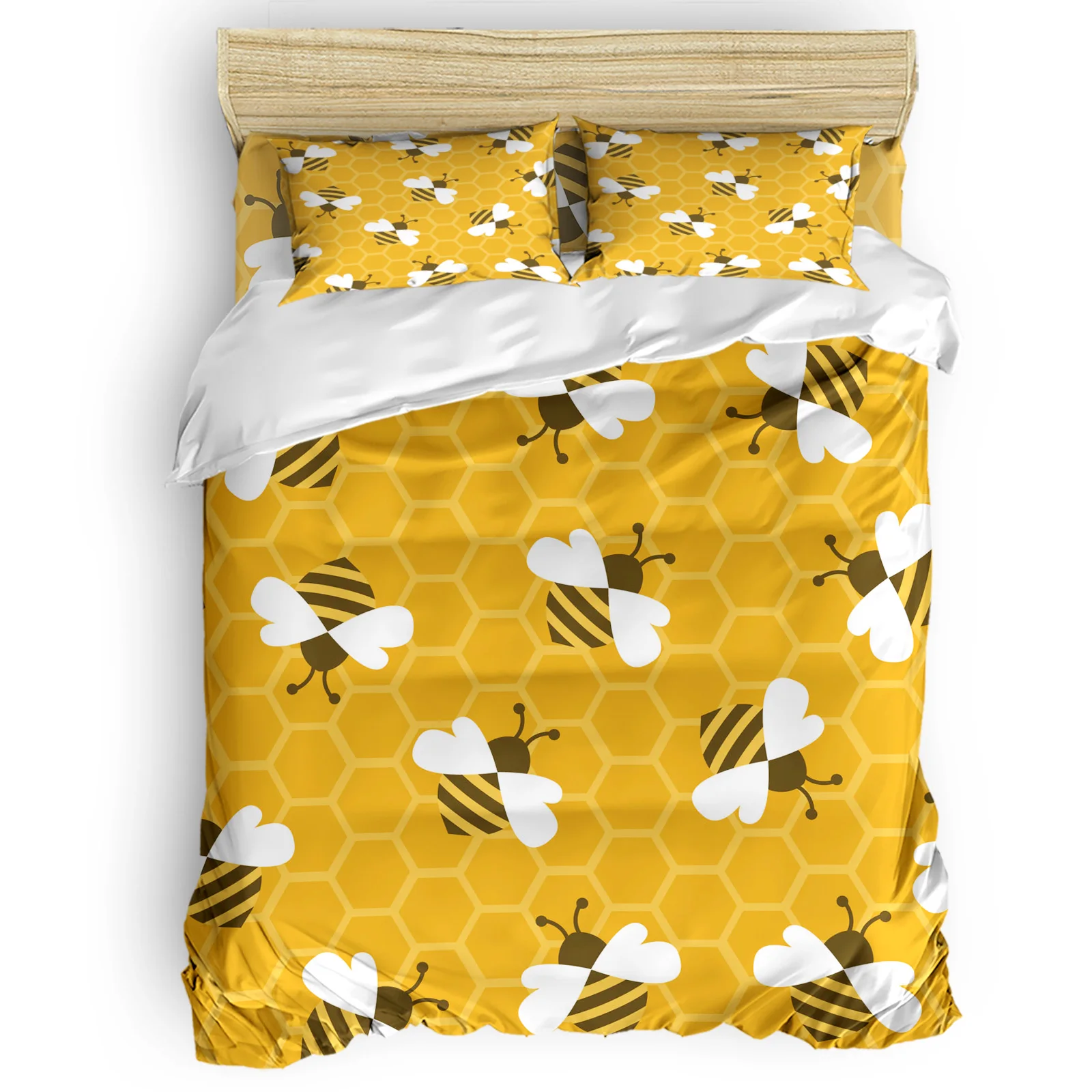 Bee Hive Cute Insect Child Spring Animal Duvet Cover Set Bed Sheets Pillowcase Bedding Set for Bedroom Bed Comforters Design
Bee Hive Cute Insect Child Spring Animal Duvet Cover Set Bed Sheets Pillowcase Bedding Set for Bedroom Bed Comforters Design