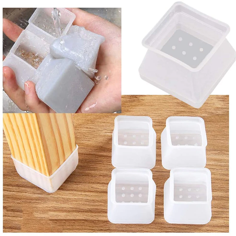 Silicone Furniture Leg Table Feet Pad Floor Protector Square Protection Cover For Home Non-slip Home & Garden Protect The Chair
Silicone Furniture Leg Table Feet Pad Floor Protector Square Protection Cover For Home Non-slip Home & Garden Protect The Chair
