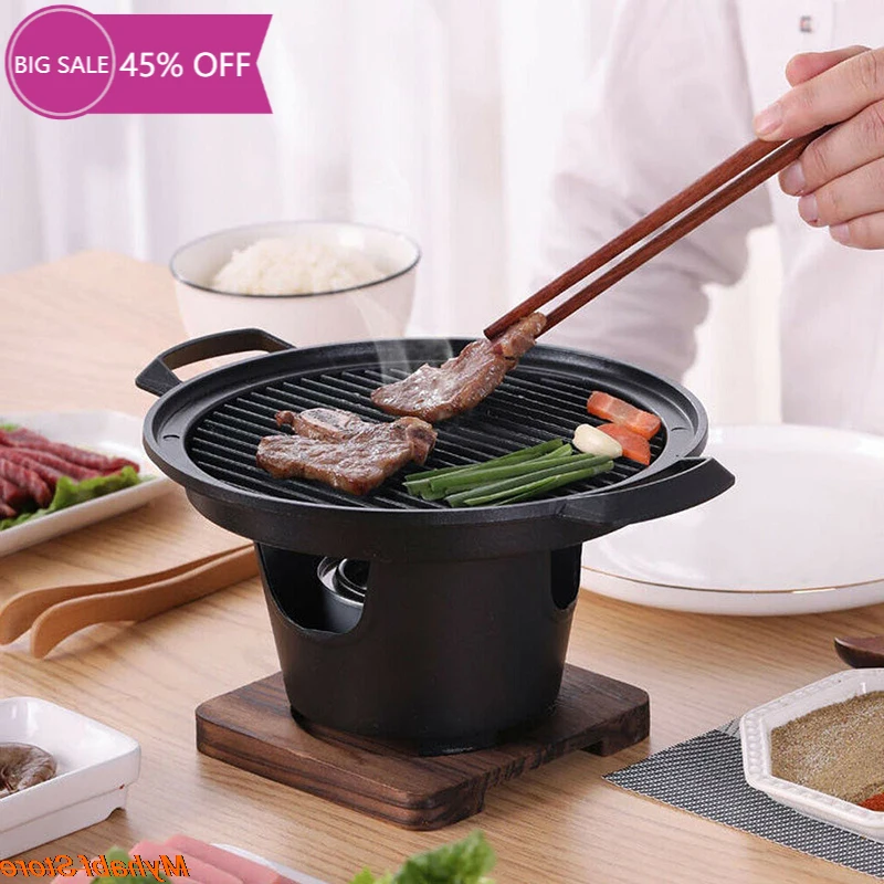 Mini BBQ Grill Japanese Alcohol Stove One Person Home Smokeless Barbecue Grill Outdoor BBQ Oven Plate Roasting Tools
Mini BBQ Grill Japanese Alcohol Stove One Person Home Smokeless Barbecue Grill Outdoor BBQ Oven Plate Roasting Tools