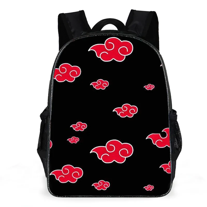 Рюкзак с принтом Саске сакуры из аниме Наруто классный школьный ранец для