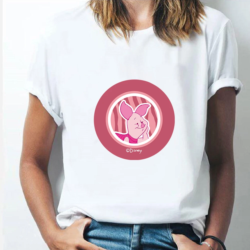 T-Shirt Disney Winnie The Pooh Fashion Femme Printed T-shirts Woman Cute White Top Kawaii O-neck Short Sleeve Aesthetic Clothing
T-Shirt Disney Winnie The Pooh Fashion Femme Printed T-shirts Woman Cute White Top Kawaii O-neck Short Sleeve Aesthetic Clothing