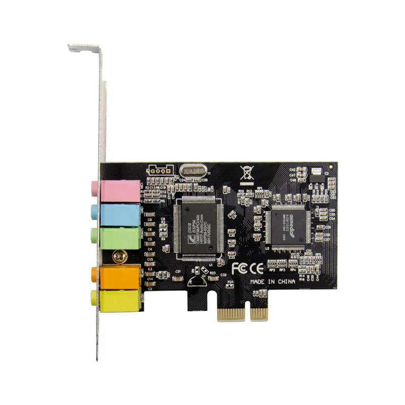 

PCI-E CMI8738 5.1CH sound card Built-in 5.1 channel 3D stereo surround audio expansion card