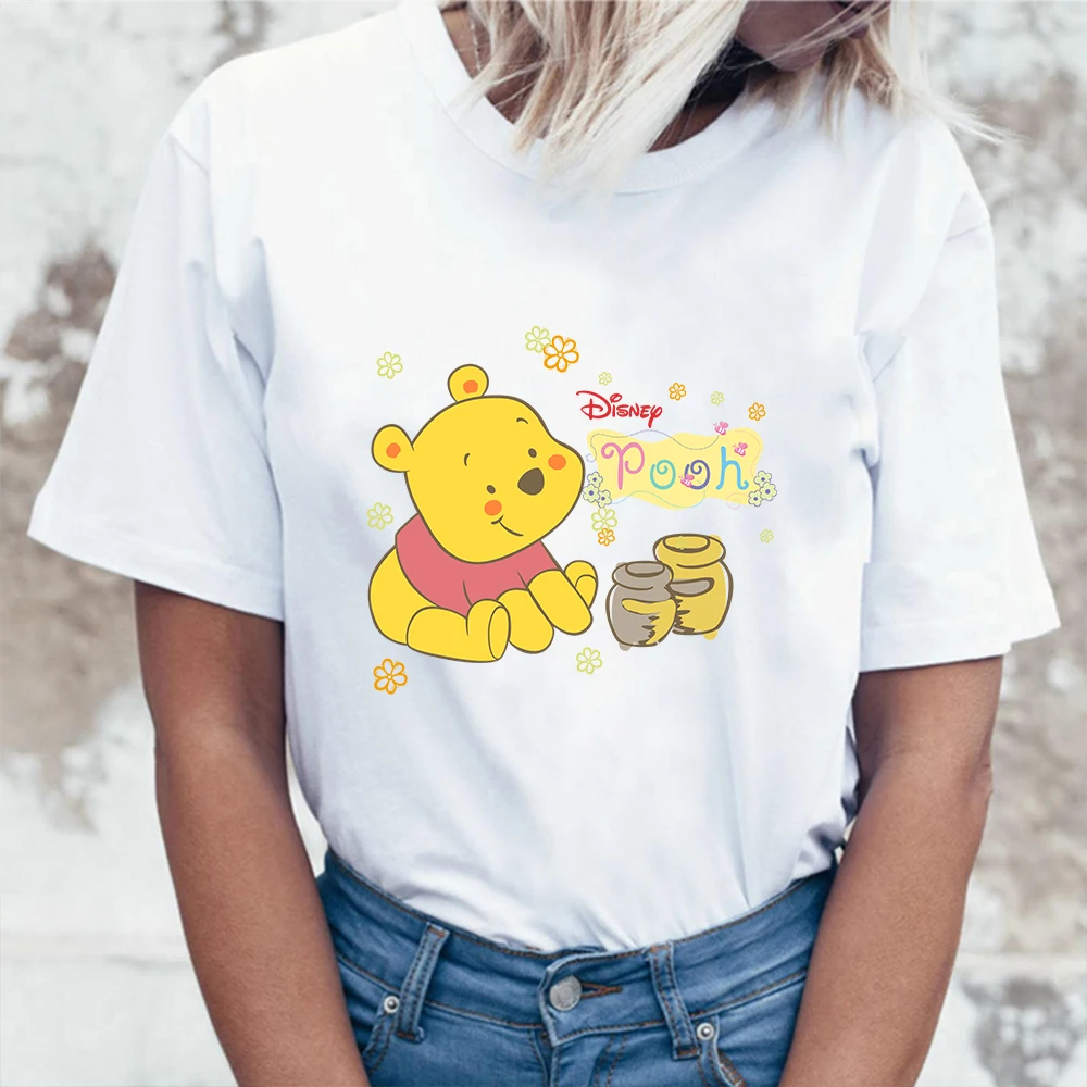 THE POOH Tee Shirt Disney Winnie Printed T-shirts Woman Cute Streetwear Kawaii O-neck Aesthetic Clothes Couple Oversized T-shirt
THE POOH Tee Shirt Disney Winnie Printed T-shirts Woman Cute Streetwear Kawaii O-neck Aesthetic Clothes Couple Oversized T-shirt