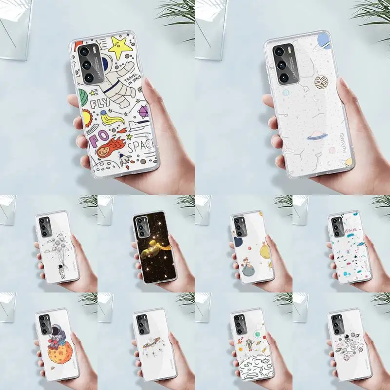 Star Astronaut Phone Case Transparent For Huawei MATE P 40 30 20 10 pro plus lite X 5G Soft TPU Clear Mobile bags
Star Astronaut Phone Case Transparent For Huawei MATE P 40 30 20 10 pro plus lite X 5G Soft TPU Clear Mobile bags