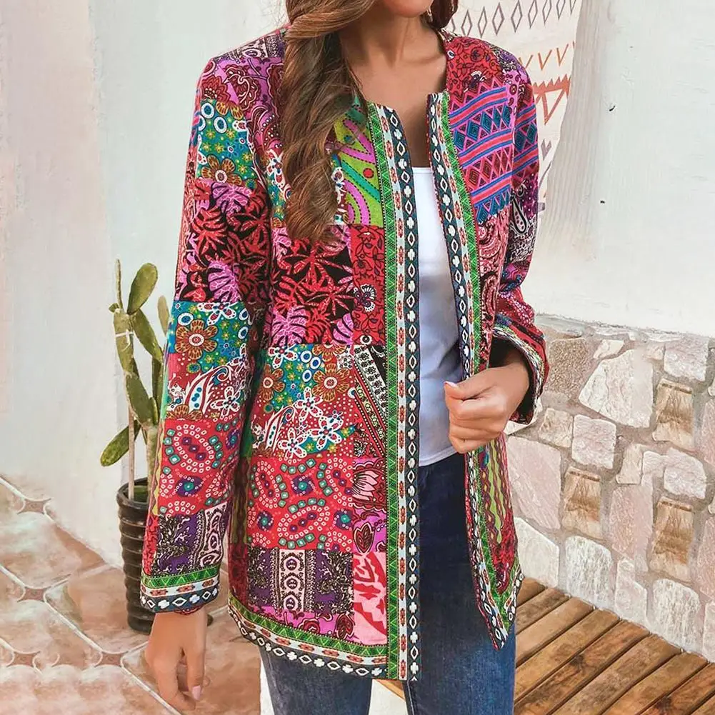 2020 Women Autumn Winter Ethnic Floral Print Long Sleeve Loose Jacket Coat Cardigan Gucci Women Basic Outerwear Coats
2020 Women Autumn Winter Ethnic Floral Print Long Sleeve Loose Jacket Coat Cardigan Gucci Women Basic Outerwear Coats