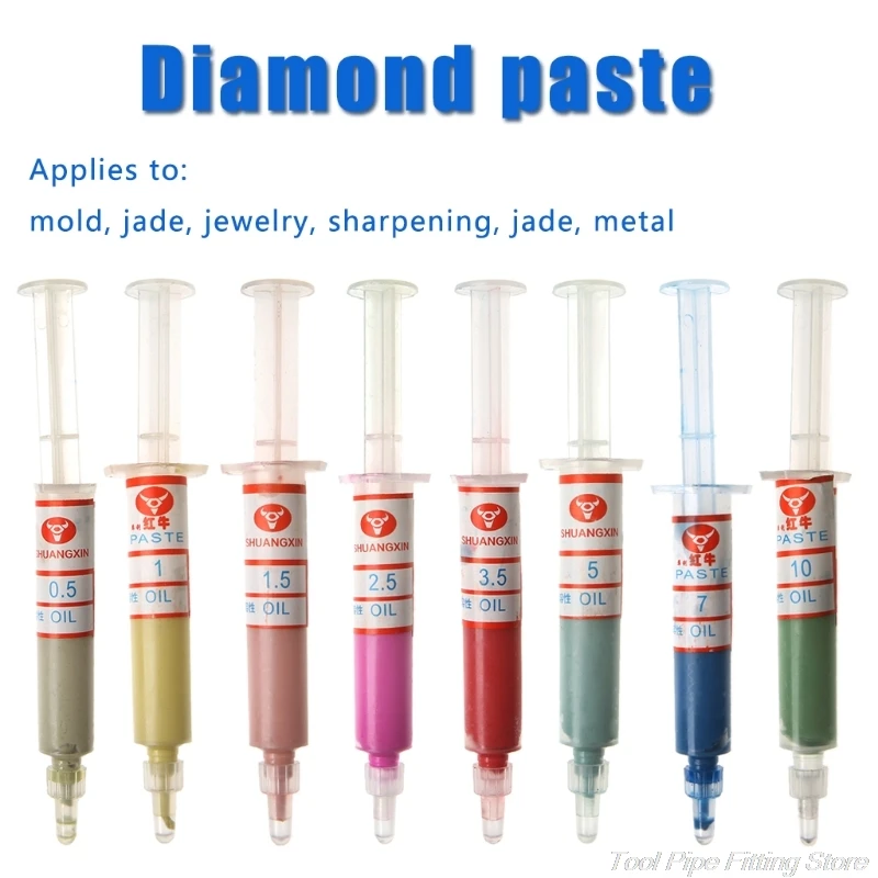 8Pcs Diamond Polishing Lapping Pastes Compound Syringes Set 0.5-10 Micron Tools M02 21 Dropshipping
8Pcs Diamond Polishing Lapping Pastes Compound Syringes Set 0.5-10 Micron Tools M02 21 Dropshipping