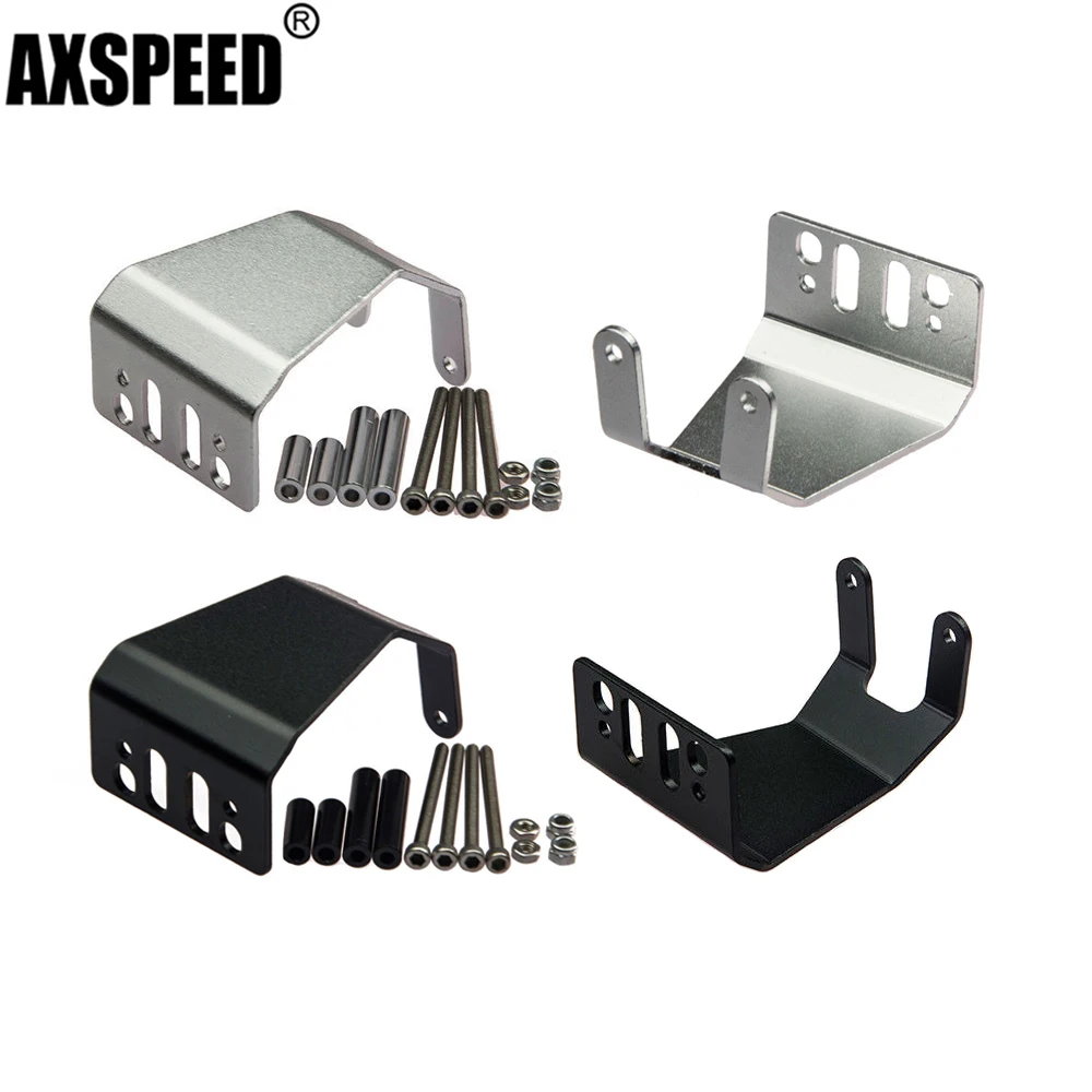 AXSPEED 2Pcs Aluminum Alloy Chassis Armor Axle Protector Skid Plate for 1/10 Axial SCX10 RC Crawler Car Upgrade Parts
AXSPEED 2Pcs Aluminum Alloy Chassis Armor Axle Protector Skid Plate for 1/10 Axial SCX10 RC Crawler Car Upgrade Parts
