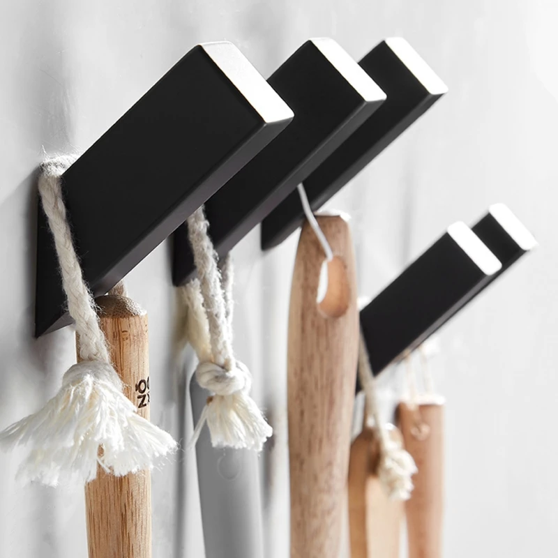 Q1FD 2Pcs Morden Stainless Steel Black Towel Hooks Cloth Coat Hanger Wall-Mounted Square Dook Robe Hook Bathroom Accessories
Q1FD 2Pcs Morden Stainless Steel Black Towel Hooks Cloth Coat Hanger Wall-Mounted Square Dook Robe Hook Bathroom Accessories