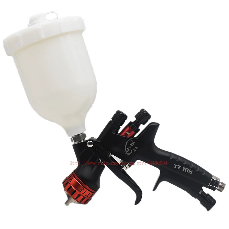 YT-108B HVLP spray gun 1.3mm Stainless Steel Nozzle Paint Spray Gun Water-Based Paint/Varnish Paint Sprayer Air Spray Gun
YT-108B HVLP spray gun 1.3mm Stainless Steel Nozzle Paint Spray Gun Water-Based Paint/Varnish Paint Sprayer Air Spray Gun