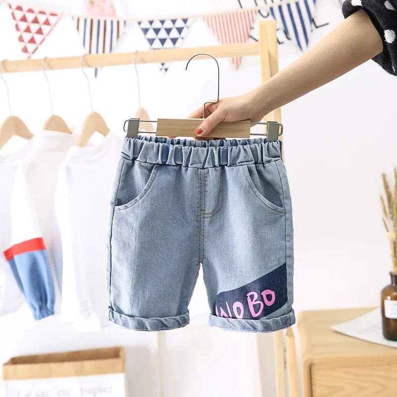 Summer Kids Sets Toddler Boys Clothes Cartoon Printed Short Sleeve Tops + Denim Shorts Two-piece Children's Clothing
Summer Kids Sets Toddler Boys Clothes Cartoon Printed Short Sleeve Tops + Denim Shorts Two-piece Children's Clothing