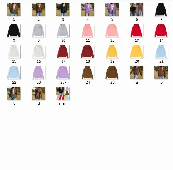 Winter Jacket Top Oversized Hoodie Retro Pocket Woman Clothes Long Sleeve Pullover Brown Purple Black Zip Hooded Sweatshirt
Winter Jacket Top Oversized Hoodie Retro Pocket Woman Clothes Long Sleeve Pullover Brown Purple Black Zip Hooded Sweatshirt