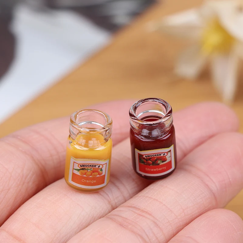 2PCS 1:12 Dollhouse Miniature Food Mini Strawberry Sauce Jam Honey Food For Doll Kitchen Toy Accessories
2PCS 1:12 Dollhouse Miniature Food Mini Strawberry Sauce Jam Honey Food For Doll Kitchen Toy Accessories