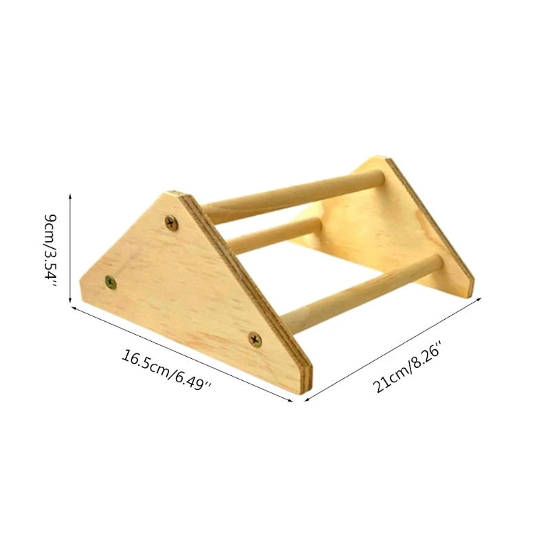 Chick Training Perch Natural Wood Bird Perch Stand Triangular Shape Climbing Pecking Toy Bird Cage Accessories for Baby Chicks
Chick Training Perch Natural Wood Bird Perch Stand Triangular Shape Climbing Pecking Toy Bird Cage Accessories for Baby Chicks