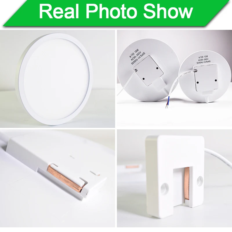 LED Ceiling Light 36W 24W 18W 13W 9W 6W AC 85-265V ceiling light LED Panel Lamp Surface Modern led Lamp For living room lights
LED Ceiling Light 36W 24W 18W 13W 9W 6W AC 85-265V ceiling light LED Panel Lamp Surface Modern led Lamp For living room lights