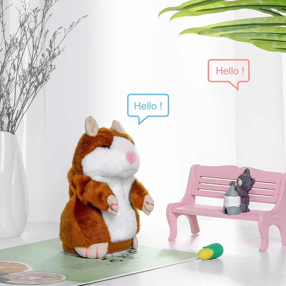2Pcs Talking Hamster Funny Plush Repeats What You Say Mimicry Pet Electronic Record Stuffed Animal Interactive for K 
2Pcs Talking Hamster Funny Plush Repeats What You Say Mimicry Pet Electronic Record Stuffed Animal Interactive for K