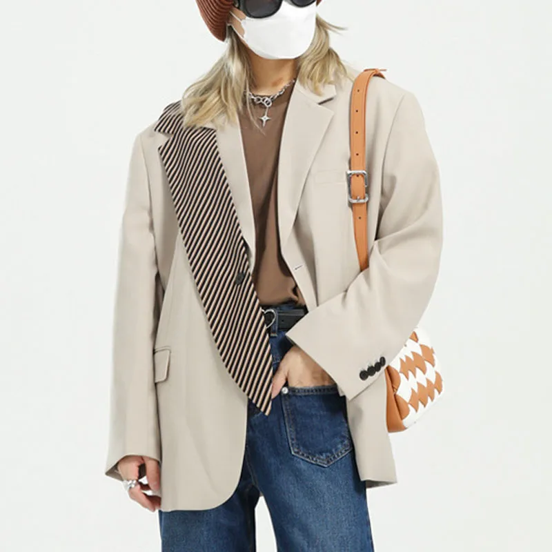 Мужской свободный костюм в полоску, повседневный винтажный костюм в Корейском стиле, блейзеры, куртка, уличная одежда, модный костюм в стиле...
Мужской свободный костюм в полоску, повседневный винтажный костюм в Корейском стиле, блейзеры, куртка, уличная одежда, модный костюм в стиле...