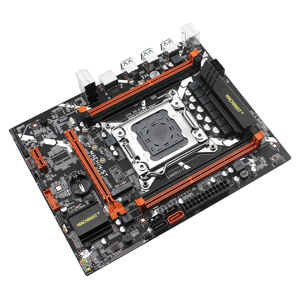 MACHINIST X79 Motherboard Combo LGA 2011 Support XEON E5 V1 V2 Processor DDR3 ECC or NON ECC RAM Memory M.2 NVME/NGFF X79 Z9-D7
MACHINIST X79 Motherboard Combo LGA 2011 Support XEON E5 V1 V2 Processor DDR3 ECC or NON ECC RAM Memory M.2 NVME/NGFF X79 Z9-D7